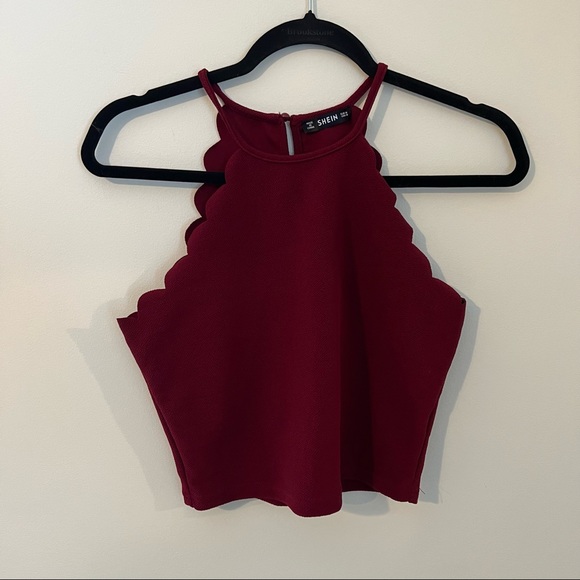 SHEIN Tops - SHEIN Tank Top Maroon Size Medium